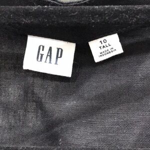 GAP Classic Black Dress - Size 10 TallGap linen wrap dress